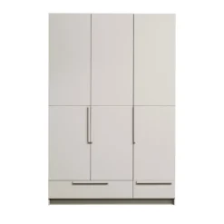 PURE Armoire 3 portes en bois H215cm