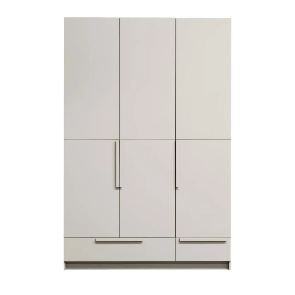 PURE Armoire 3 portes en bois H215cm