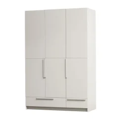 PURE Armoire 3 portes en bois H215cm