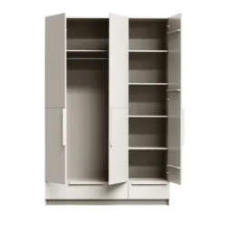 PURE Armoire 3 portes en bois H215cm