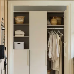 PURE Armoire 2 portes en bois L95cm