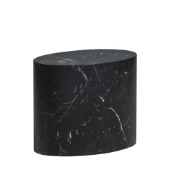 QUINT Table d'appoint ovale en bois 40x24cm