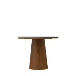 RENO Table à manger 8 personnes effet marbre et bois