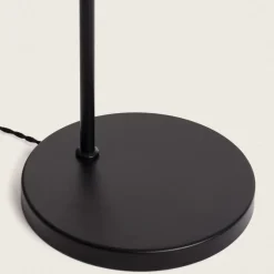 RIO Lampadaire en métal avec abat-jour en rotin H151cm