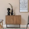 ROA Buffet 2 portes en bois et métal L90cm