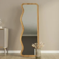 RONDA Miroir sur pieds en bois 50x160cm
