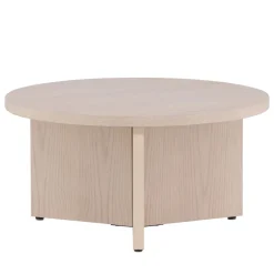 SALTO Table basse ronde en bois ø85cm