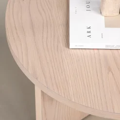 SALTO Table basse ronde en bois ø85cm