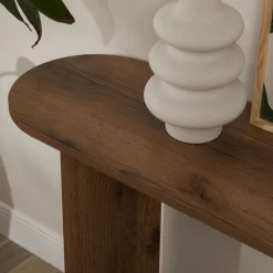 SAM Console ovale en bois L150cm