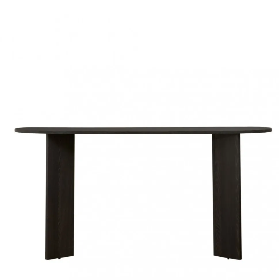 SAM Console ovale en bois L150cm