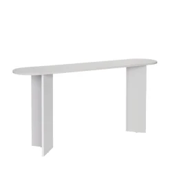 SAM Console ovale en bois L150cm