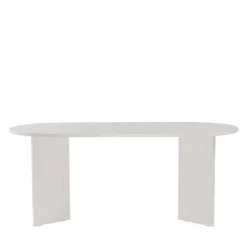 SAM Table à manger 8 personnes ovale en bois
