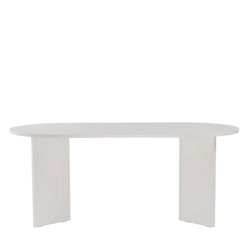 SAM Table à manger 8 personnes ovale en bois