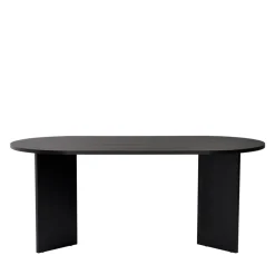 SAM Table à manger 8 personnes ovale en bois