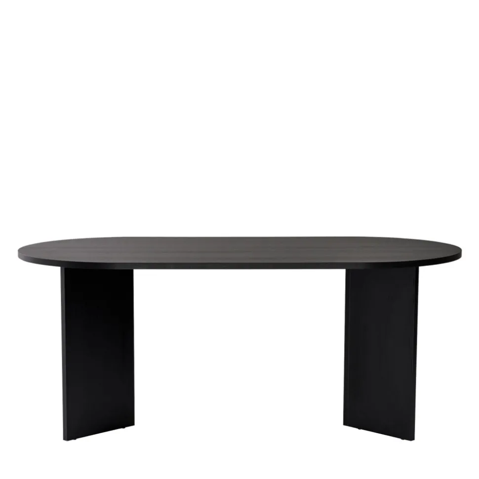 SAM Table à manger 8 personnes ovale en bois