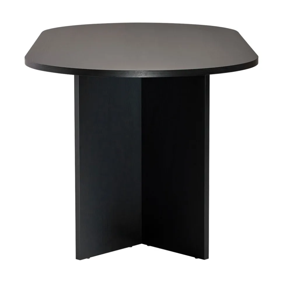 SAM Table à manger 8 personnes ovale en bois
