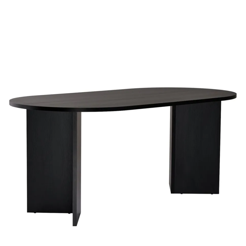 SAM Table à manger 8 personnes ovale en bois