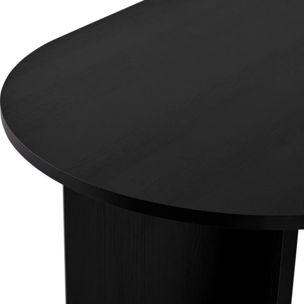 SAM Table à manger 8 personnes ovale en bois