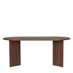 SAM Table à manger 8 personnes ovale en bois
