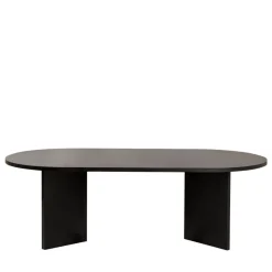 SAM Table basse ovale en bois 119x60cm