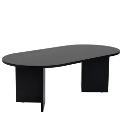 SAM Table basse ovale en bois 119x60cm