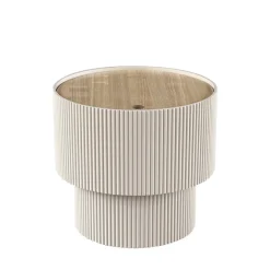 SAND I Table d'appoint avec rangement en bois ø38,5cm