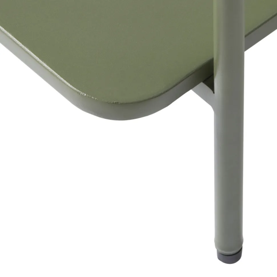 SARANDA Table basse 2 plateaux en métal