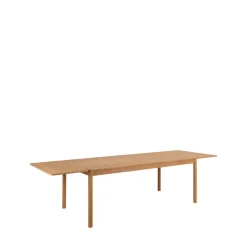 SAVACOU Table à manger extensible 8 à 12 personnes en bois 200-300x100cm