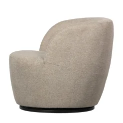 SERRA Fauteuil pivotant design en tissu