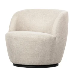 SERRA Fauteuil pivotant design en tissu