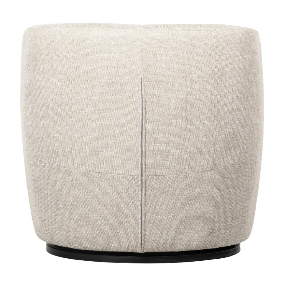 SERRA Fauteuil pivotant design en tissu