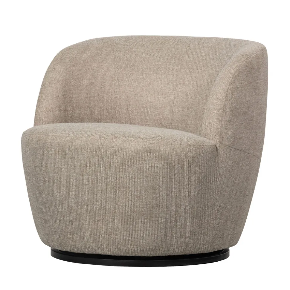 SERRA Fauteuil pivotant design en tissu
