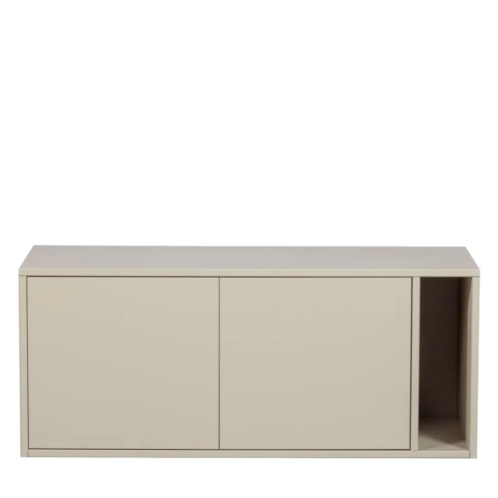 SETTLE DOWN Meuble TV 2 portes en bois L108cm