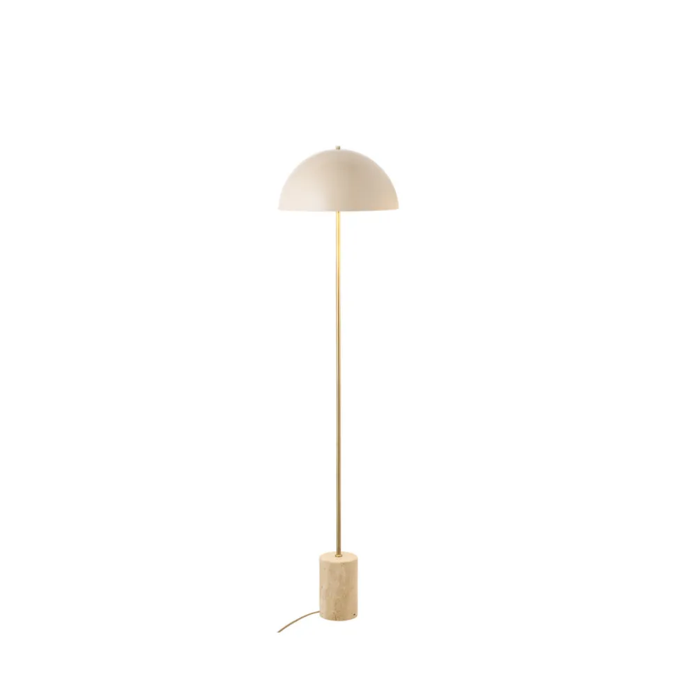 SHEFFIELD Lampadaire en marbre et métal H115cm