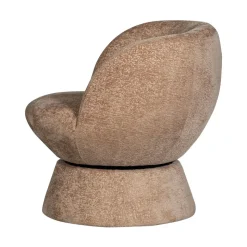 SHUFFLE Fauteuil pivotant en tissu