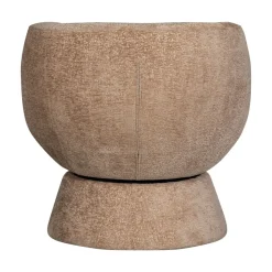 SHUFFLE Fauteuil pivotant en tissu