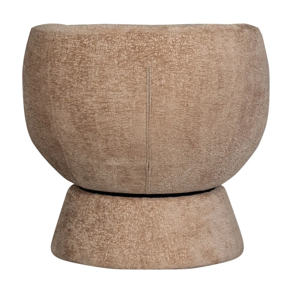 SHUFFLE Fauteuil pivotant en tissu