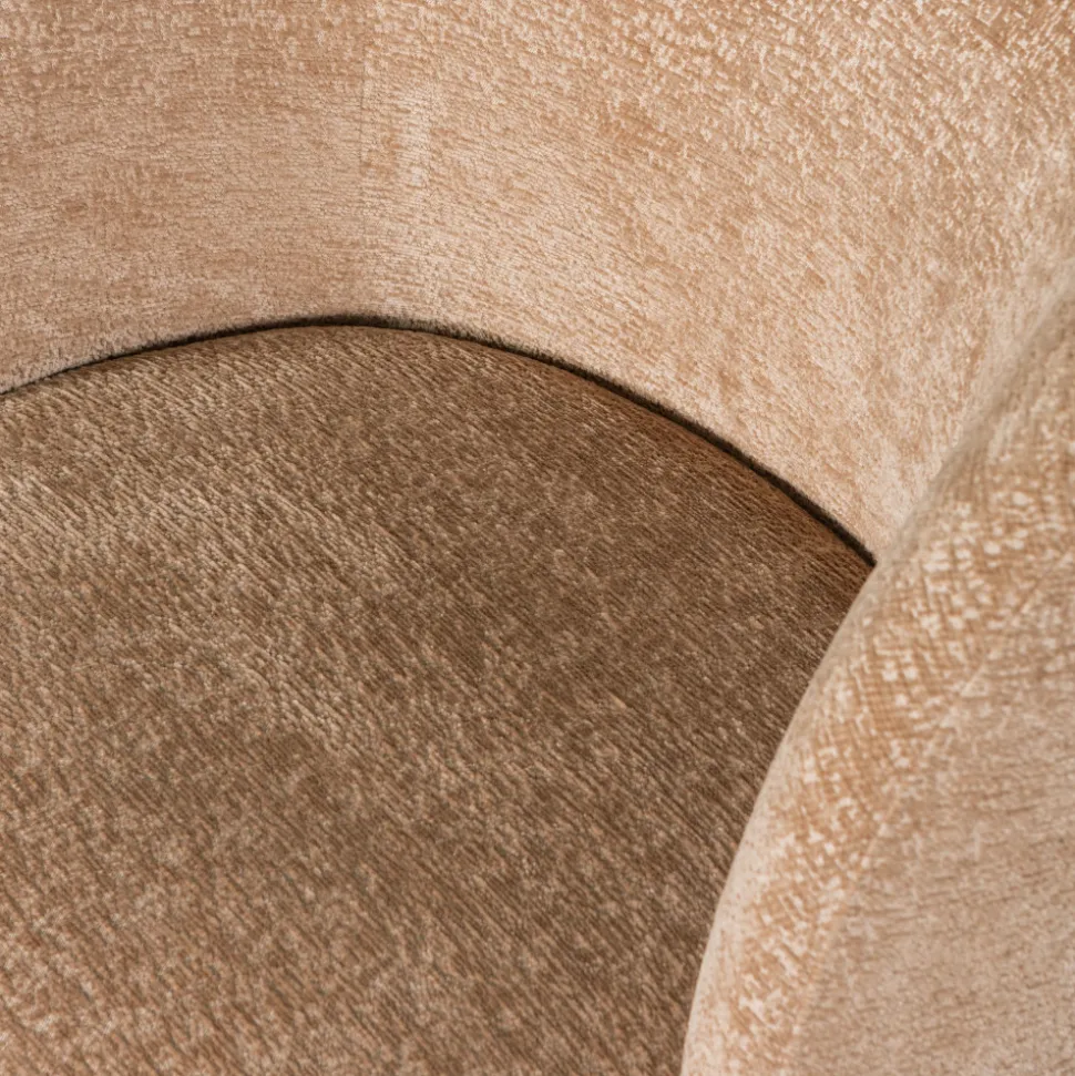 SHUFFLE Fauteuil pivotant en tissu