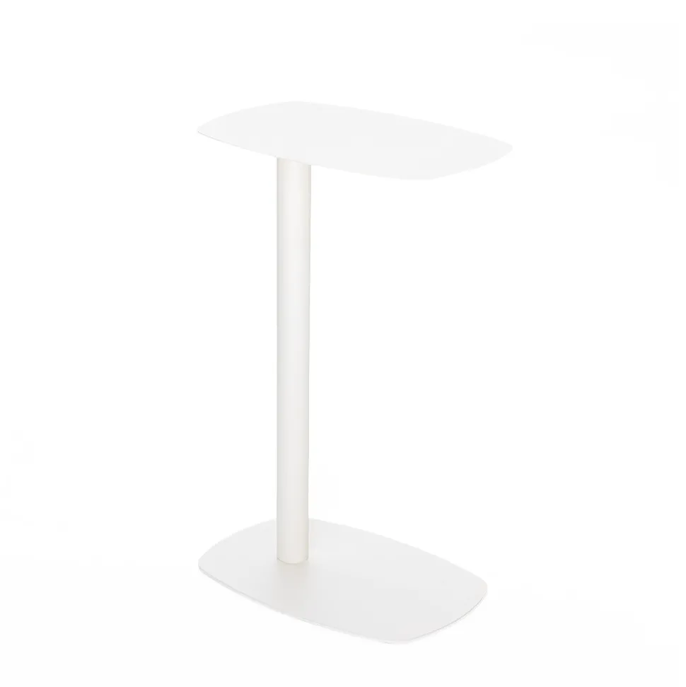 SIDY Table d'appoint en métal H66cm