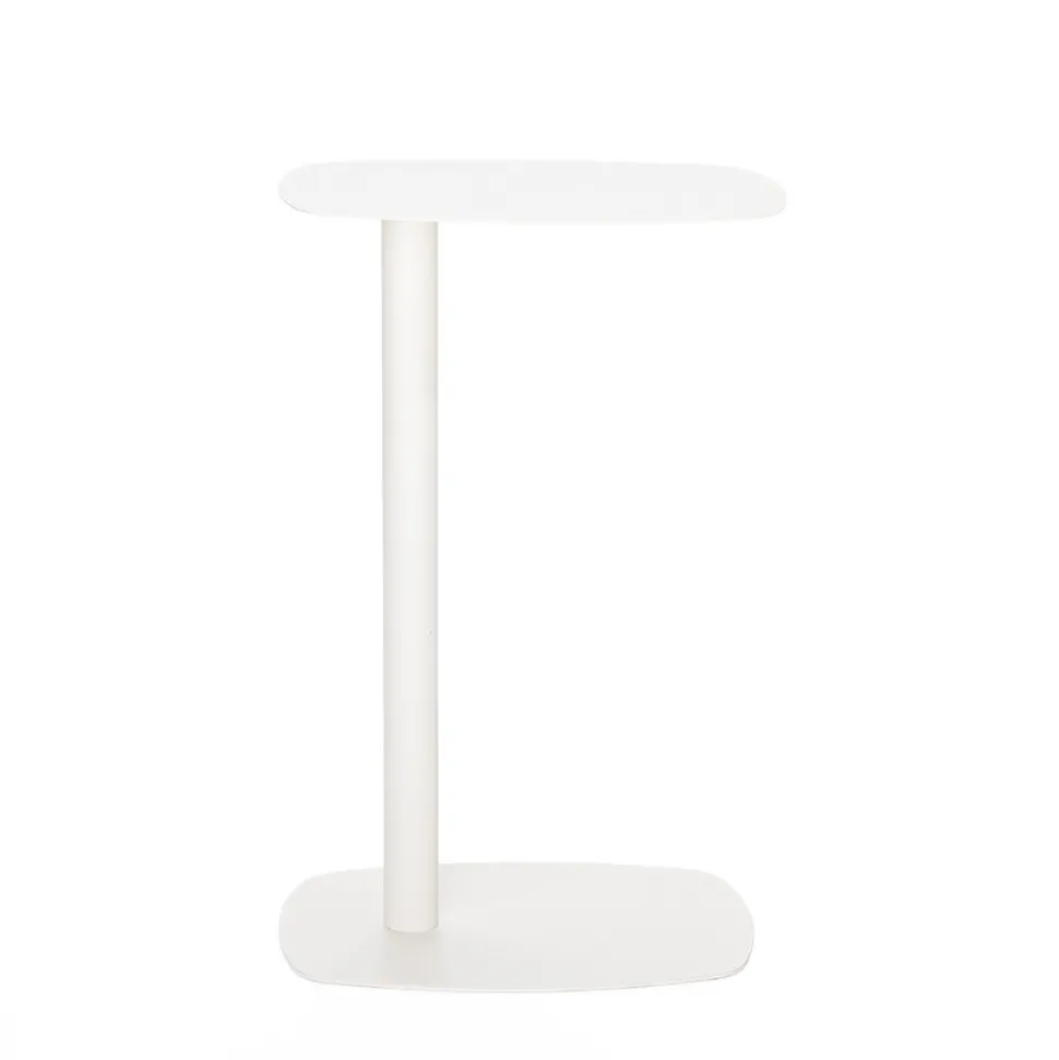 SIDY Table d'appoint en métal H66cm