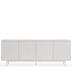 SIERRA Buffet en bois 4 portes 3 tiroirs L211cm