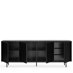 SIERRA Buffet en bois 4 portes 3 tiroirs L211cm