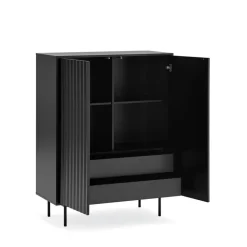 SIERRA Buffet haut en bois 2 portes 2 tiroirs