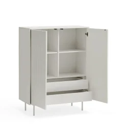SIERRA Buffet haut en bois 2 portes 2 tiroirs