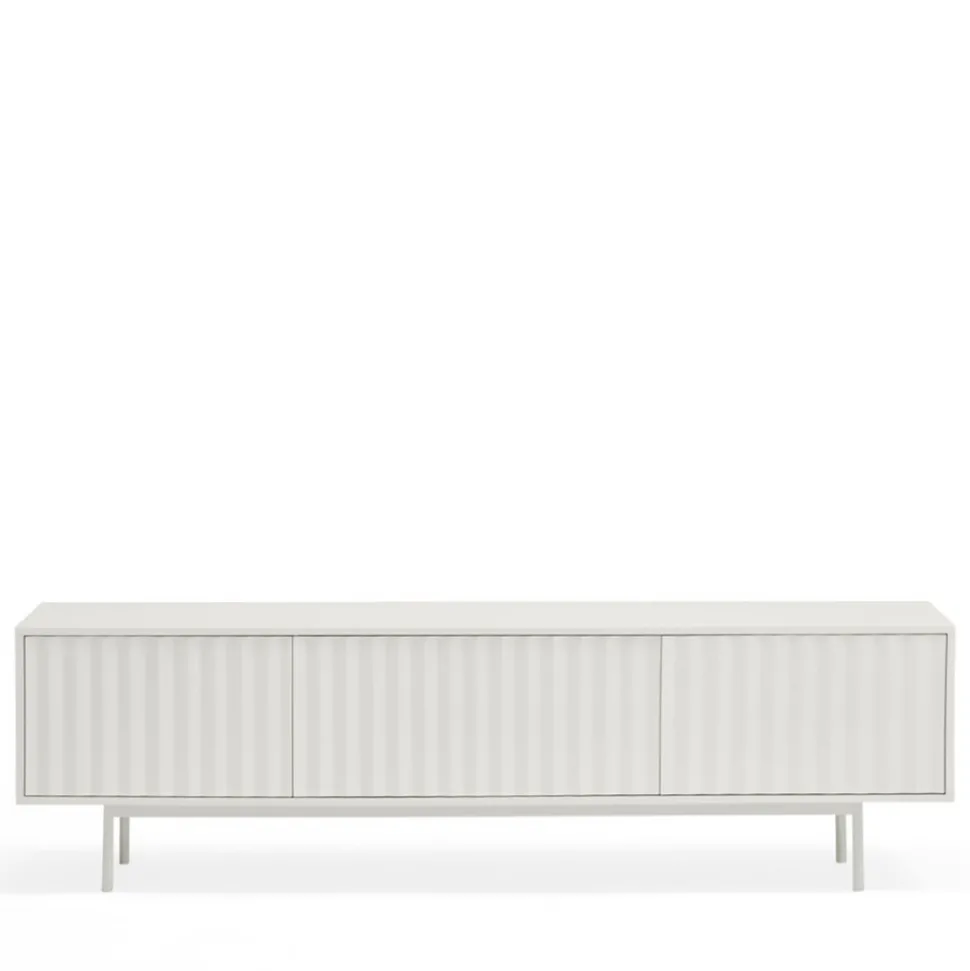 SIERRA Meuble TV en bois 3 portes L180cm