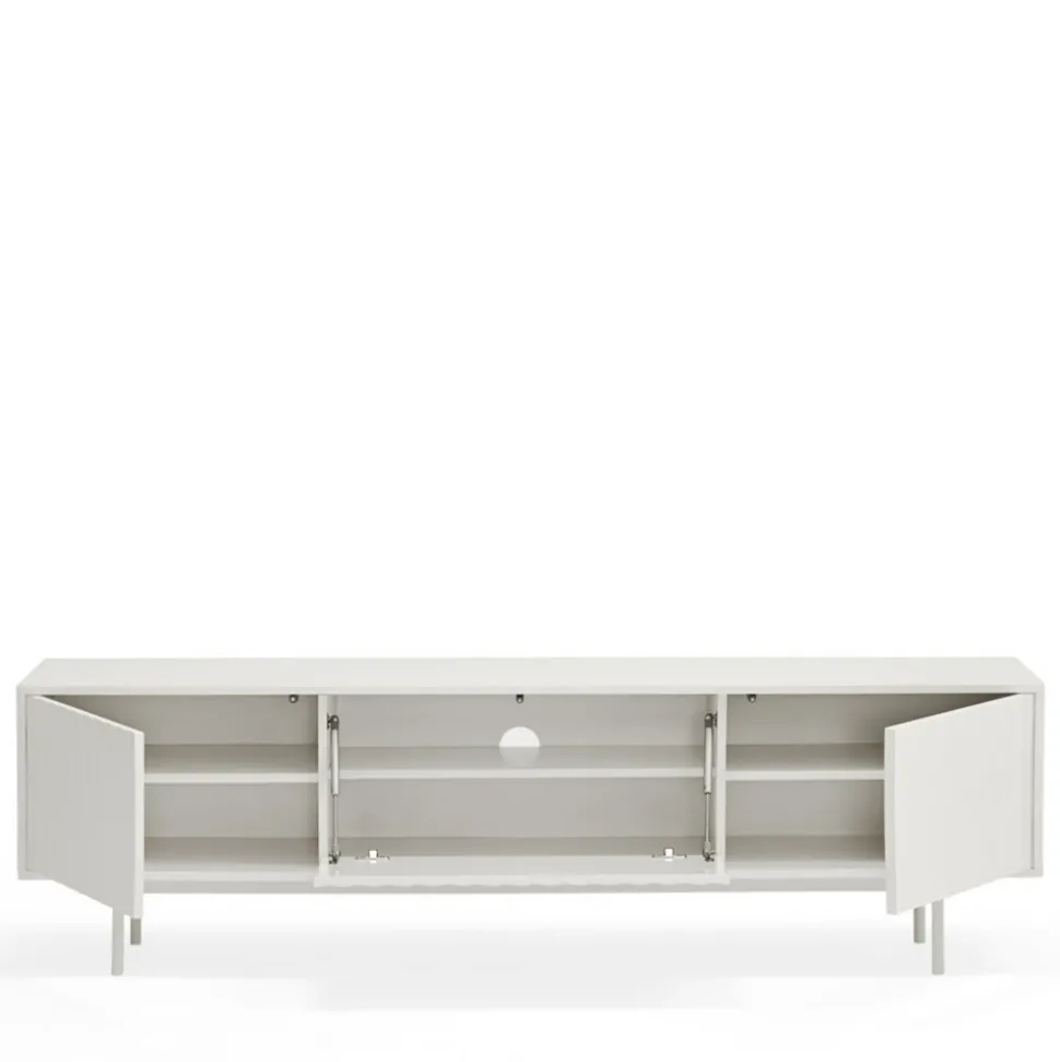 SIERRA Meuble TV en bois 3 portes L180cm