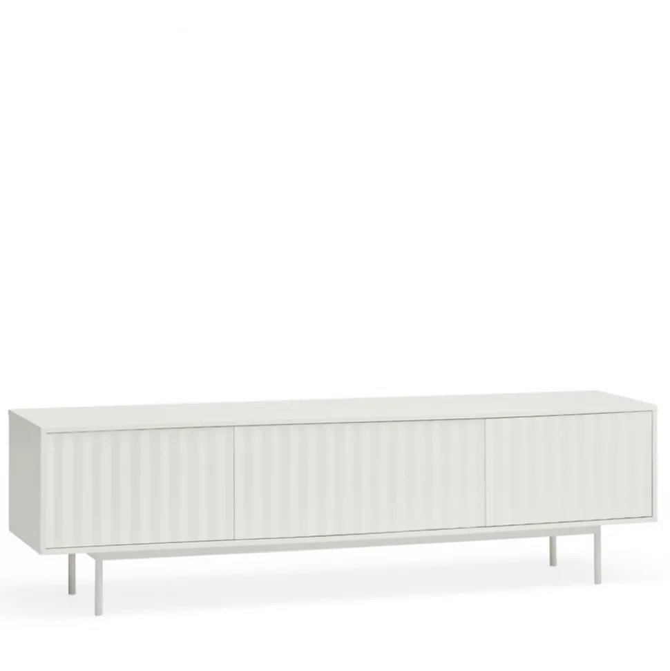 SIERRA Meuble TV en bois 3 portes L180cm