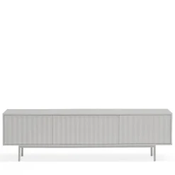 SIERRA Meuble TV en bois 3 portes L180cm