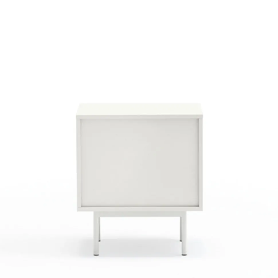 SIERRA Table de chevet 1 porte 2 tiroirs en bois