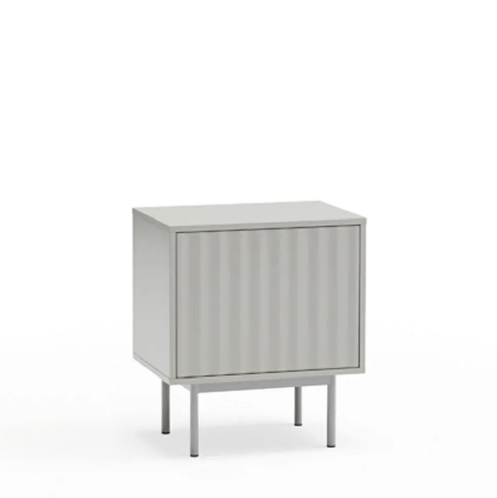 SIERRA Table de chevet 1 porte 2 tiroirs en bois